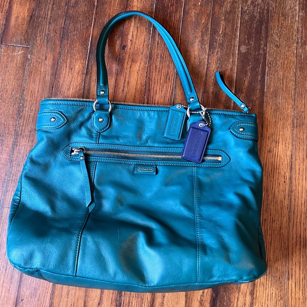 Coach Daisy Emma Jade leather purse